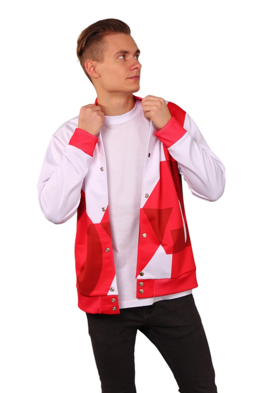 Купить бомбер Блэйд унисекс из футера с полной запечаткой "Rubin"