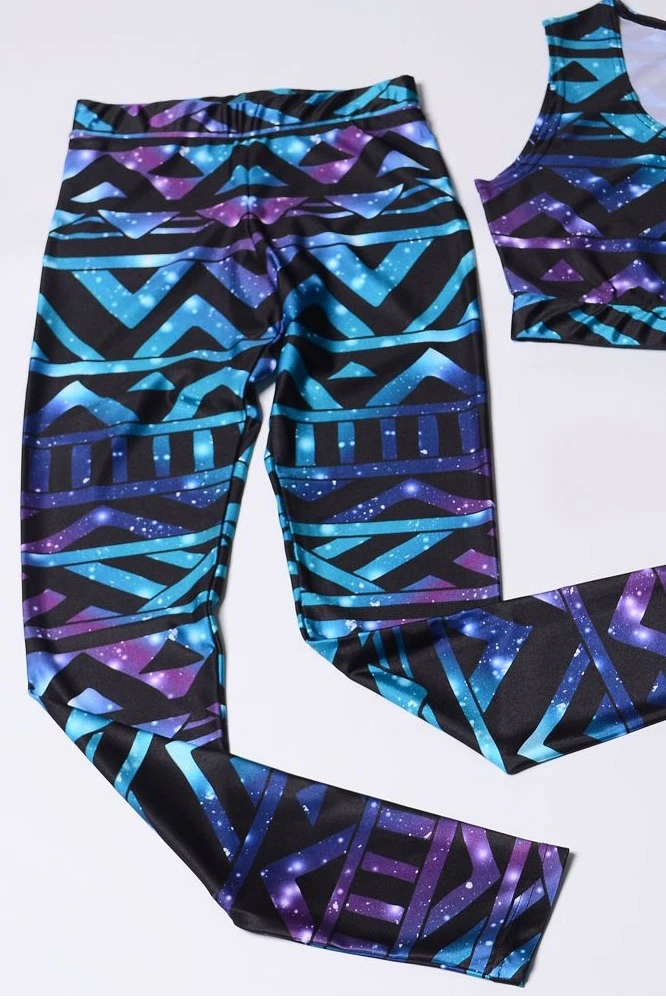 Легинсы женские с узким поясом с принтом "Grange"#2