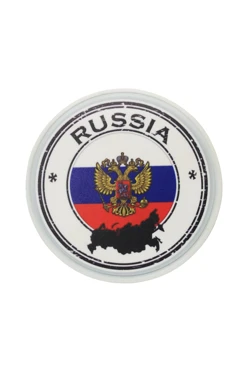 Купить шеврон ПВХ Круг под УФ нанесение 8х8 см "Russia" Купить шеврон ПВХ Круг под УФ нанесение 8х8 см "Russia"