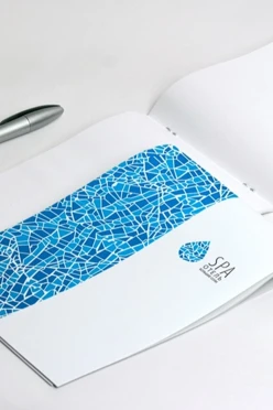 Блокнот фирменный А5 на скобе (20 листов без печати)#1 Блокнот фирменный А5 на скобе (20 листов без печати)#1