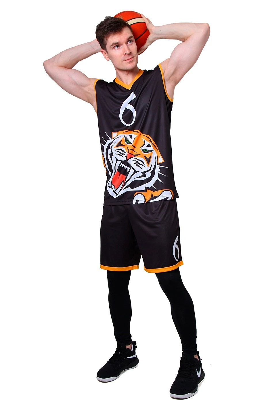 Баскетбольная форма Рассел мужская с полной запечаткой "ROBERTSON"#1 Баскетбольная форма Рассел мужская с полной запечаткой "ROBERTSON"#1