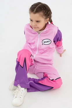 Купить спортивный костюм Стайлинг детский с полной запечаткой "Pinkxo"
