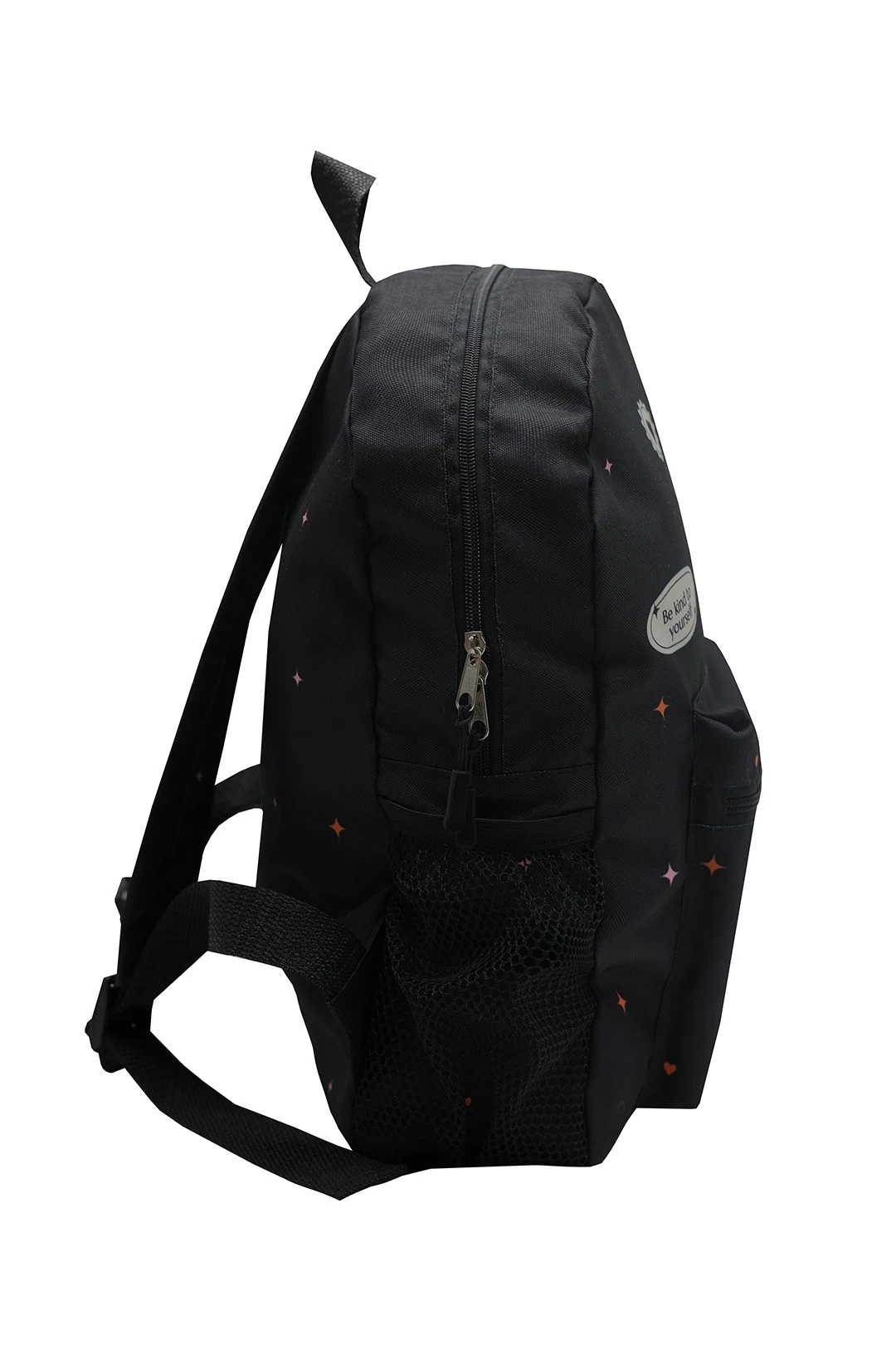 Рюкзак Кэрри мягкой формы 41х31х9,5 см, с полной запечаткой "Love Yourself More"#4