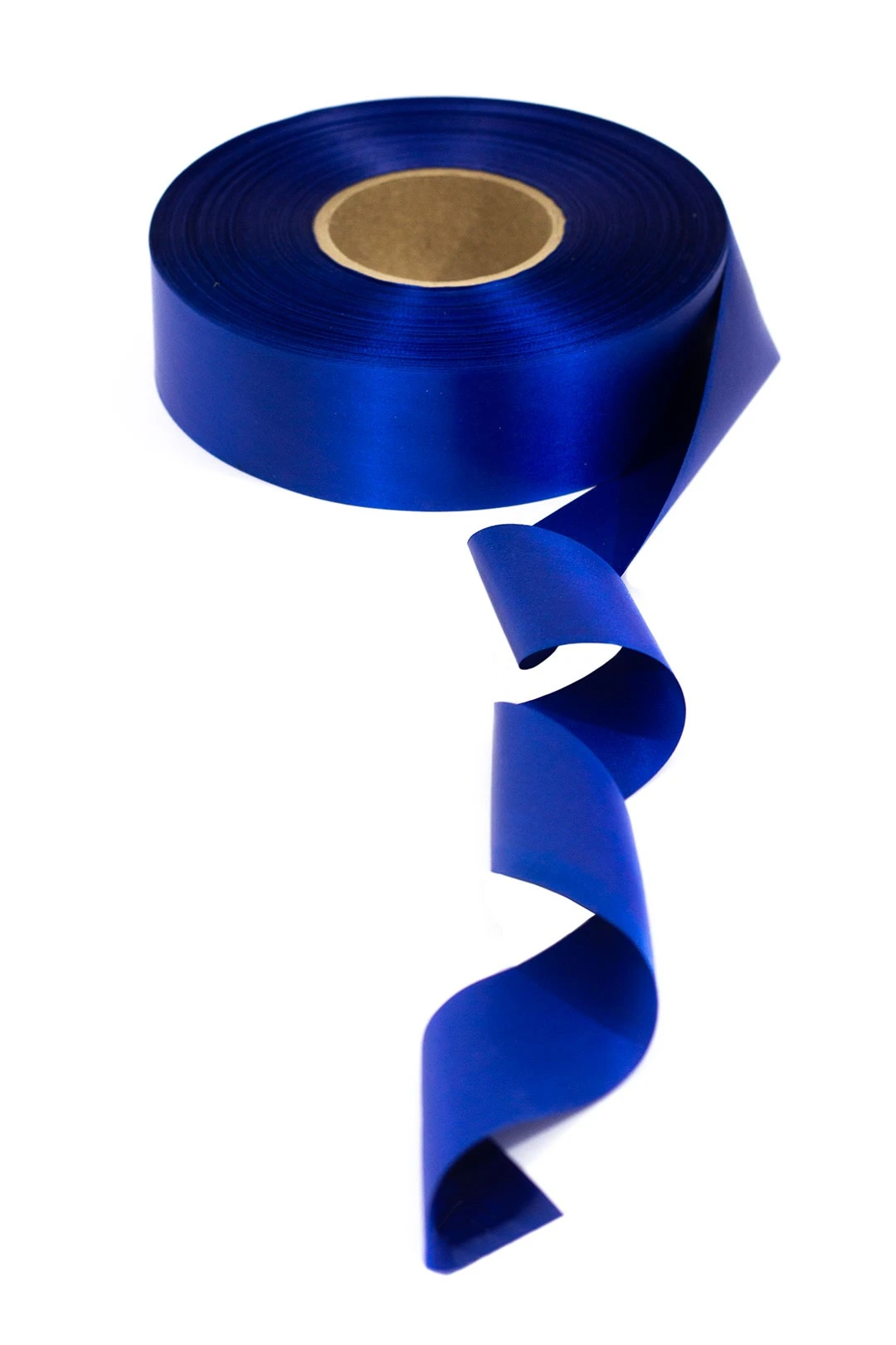 Купить ленту сатин шириной 5 см, однотонную синюю