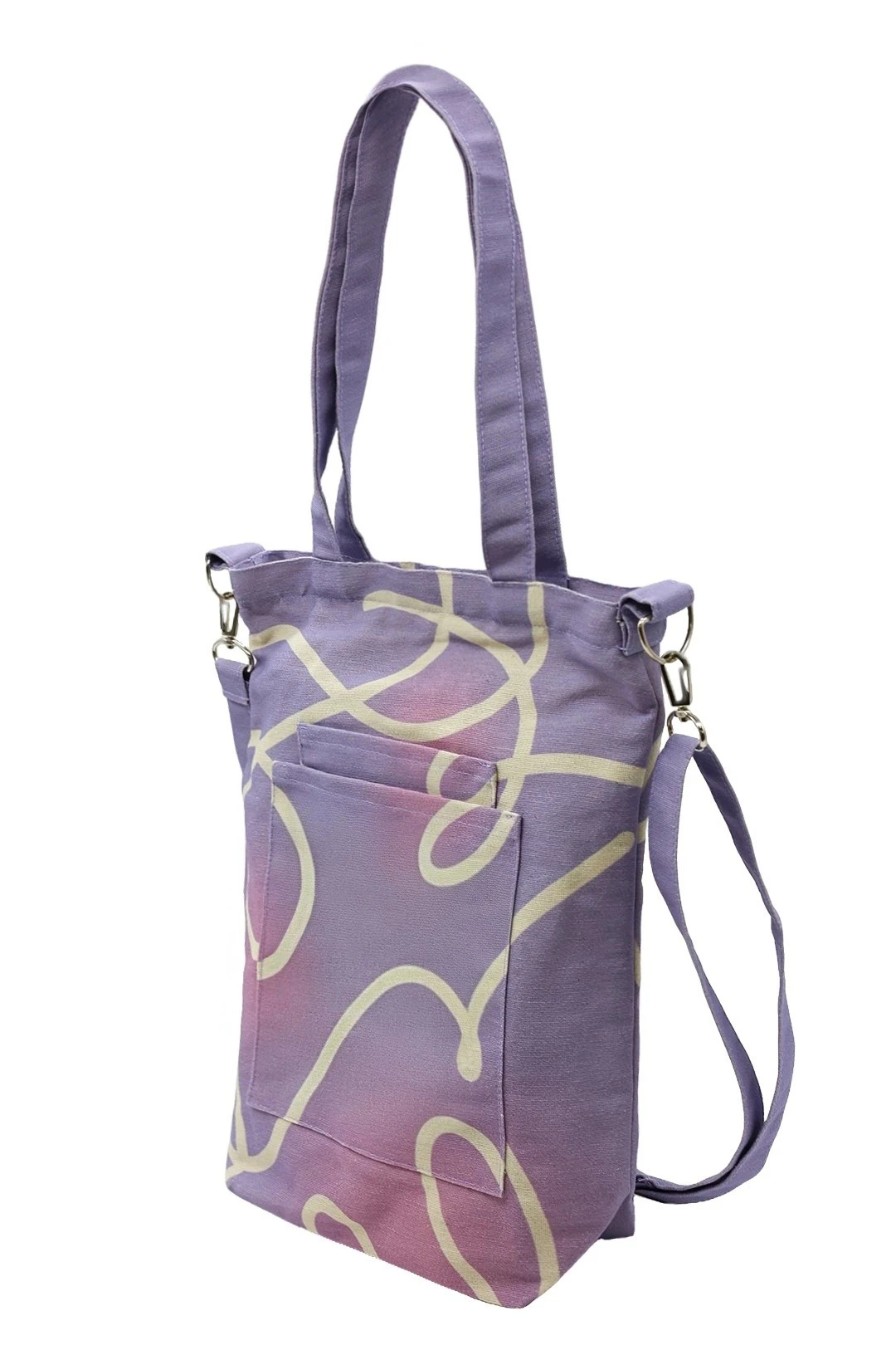 Сумка Айви из двунитки 30х35х10 см, печать с двух сторон "Shape your body"#4