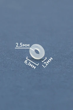 Купить кольцо силиконовое 6,1х2,5х1,2 мм