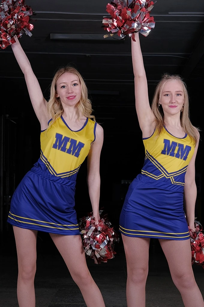 Юбка Шанталь с шортами женская, с полной запечаткой "Ultramarine"#2