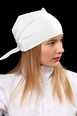 Купить бандану х/б кулирная гладь 60*60*90 белую