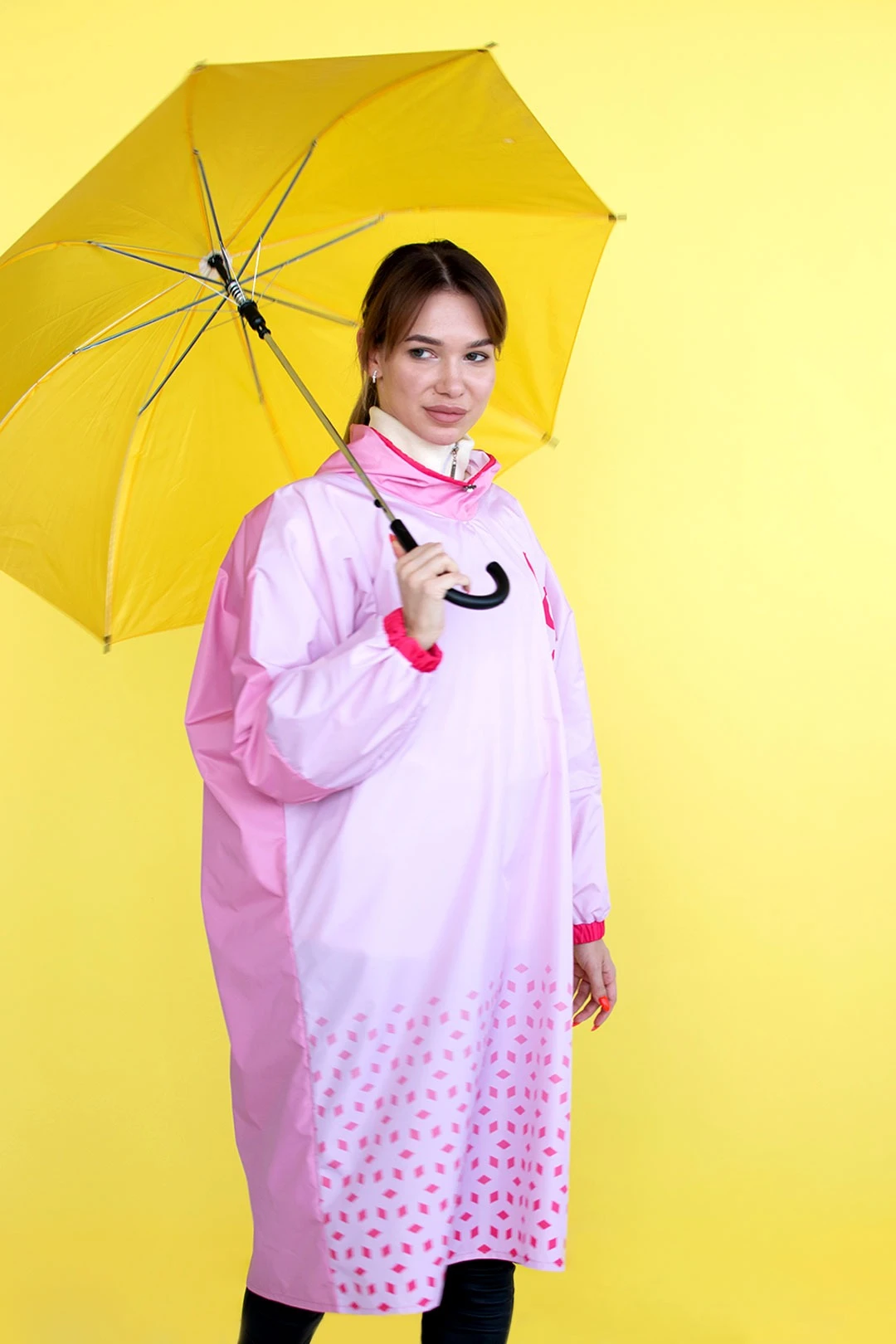 Купить дождевик Слайм унисекс с печатью.