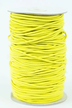 Купить резинку шляпную 100% пэ, 3 мм, лимон 030