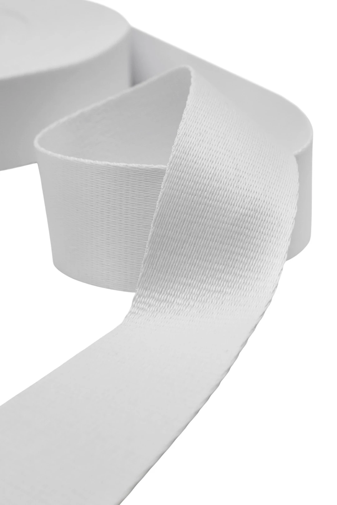 Лента ременная белая 25 гр/пог.м ширина 4 см#4