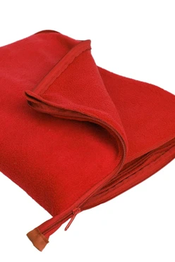 Купить плед красный Трансформер флисовый 120х155 см