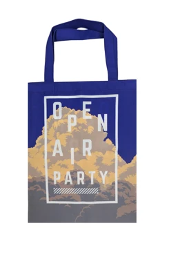 Сумка Лайт из габардина 30х40 см, с печатью#1