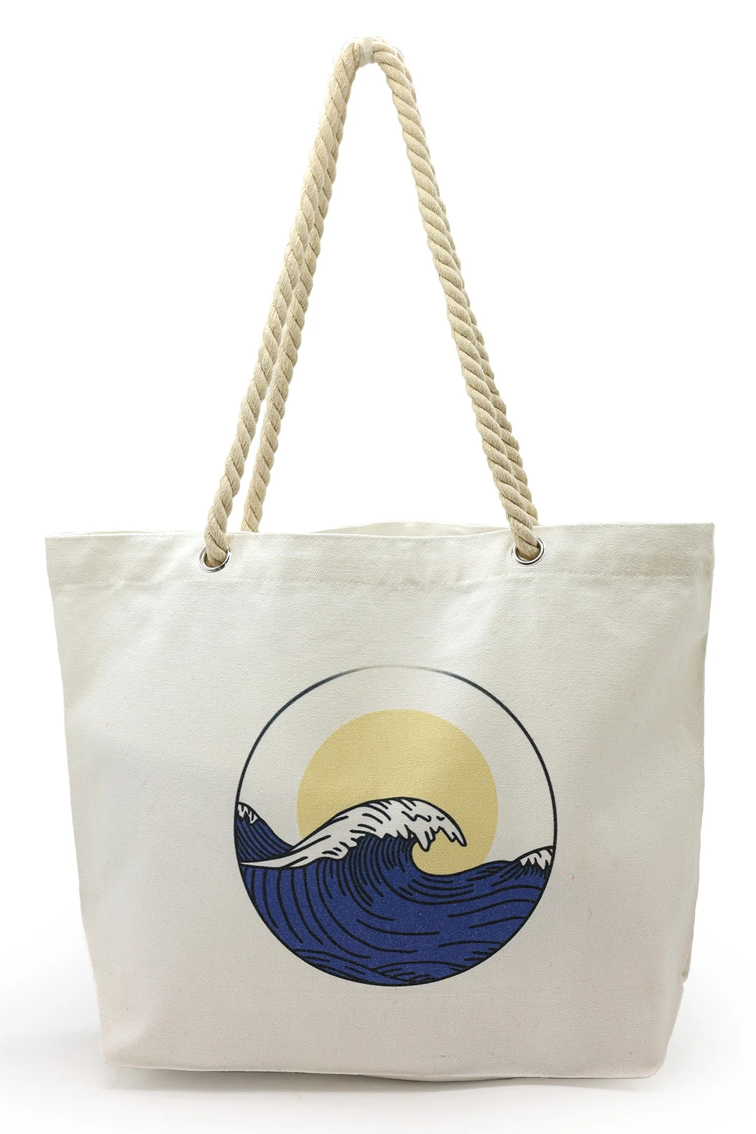 Сумка Бора из канваса 45х35х12 см, однотонная#1