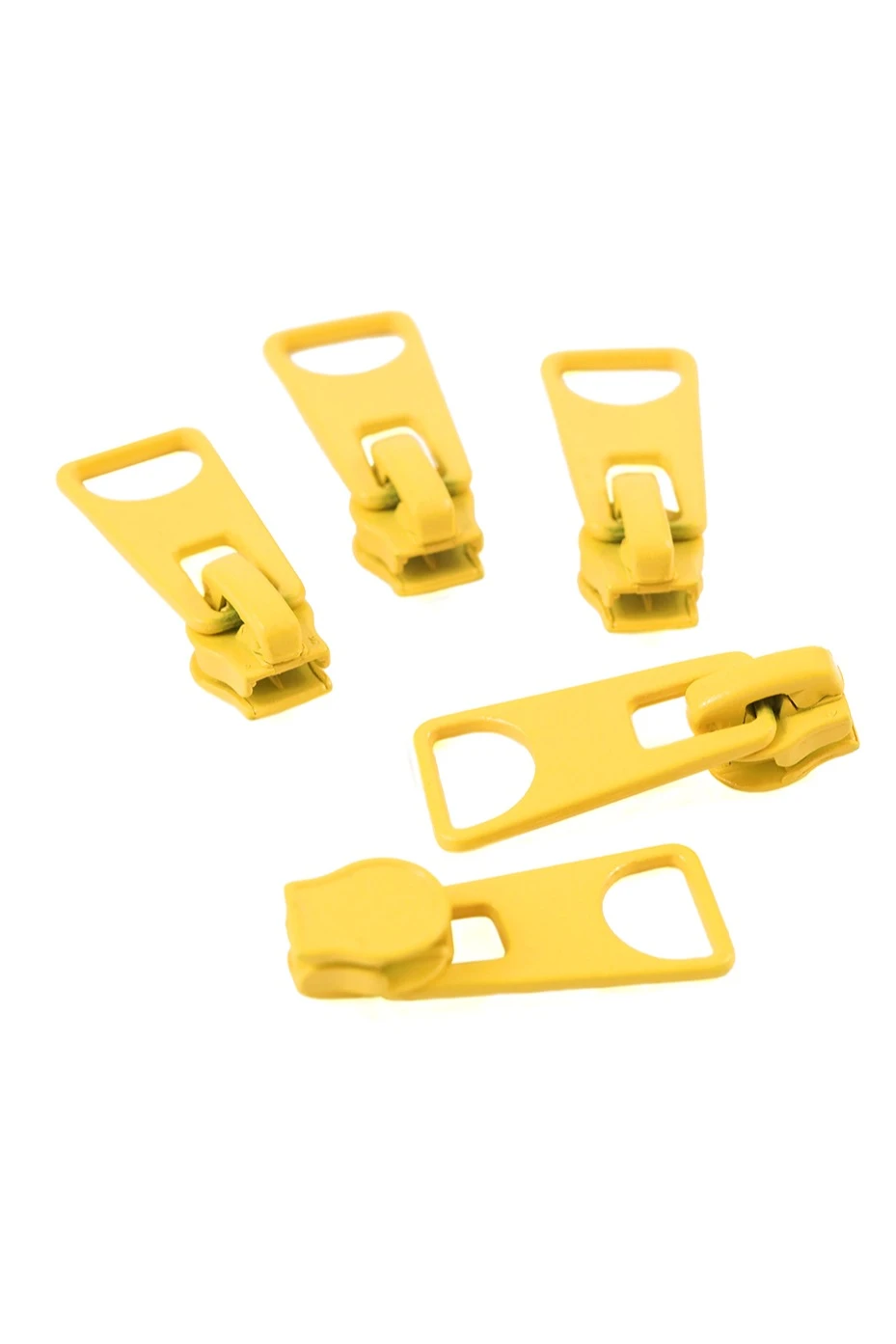 Купить бегунок тип 5 для спиральной молнии, желтый