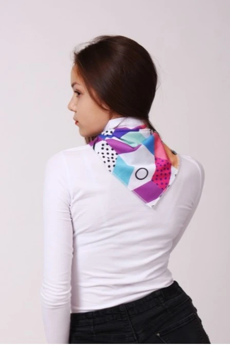 Платок Шанель 50х50 см, с полной запечаткой#6