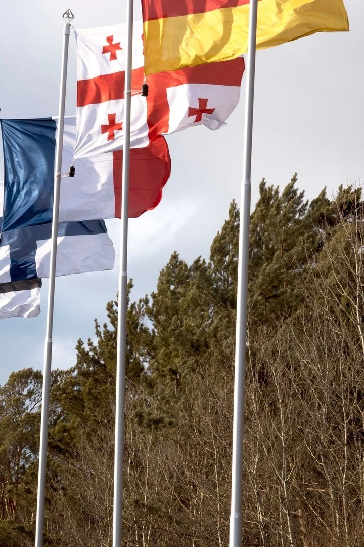 Флагшток алюминиевый с закрытым механизмом 12 м (анодирование), Орион#2