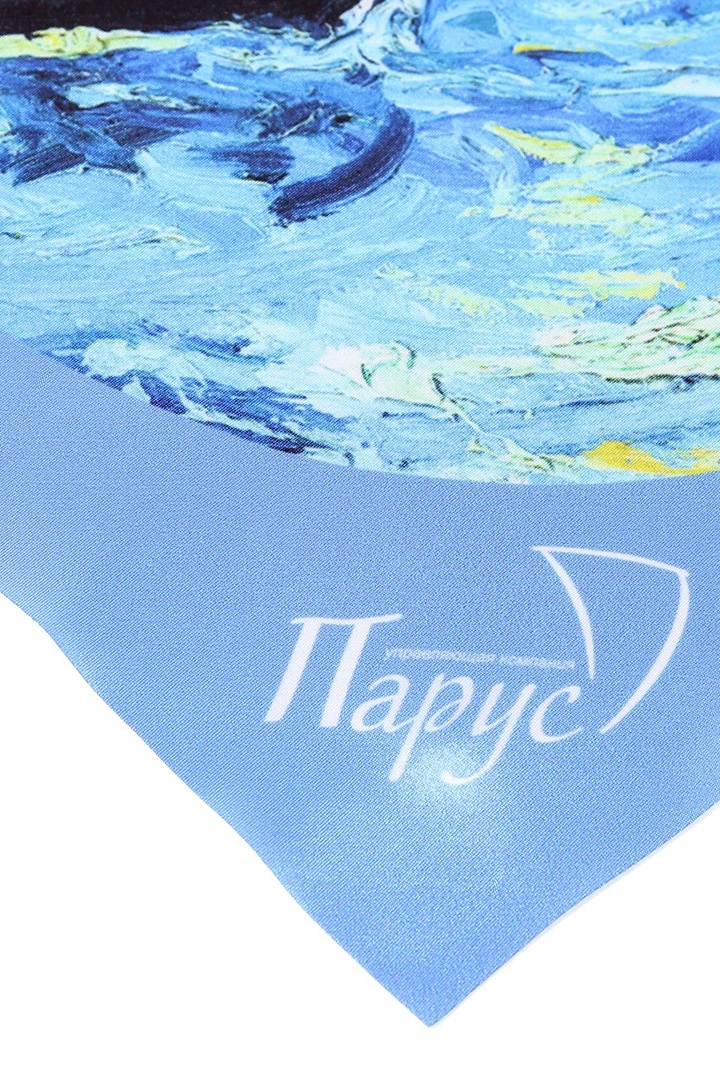 Косынка Шарлотта 60х60х90 см, с полной запечаткой "Parus"#3