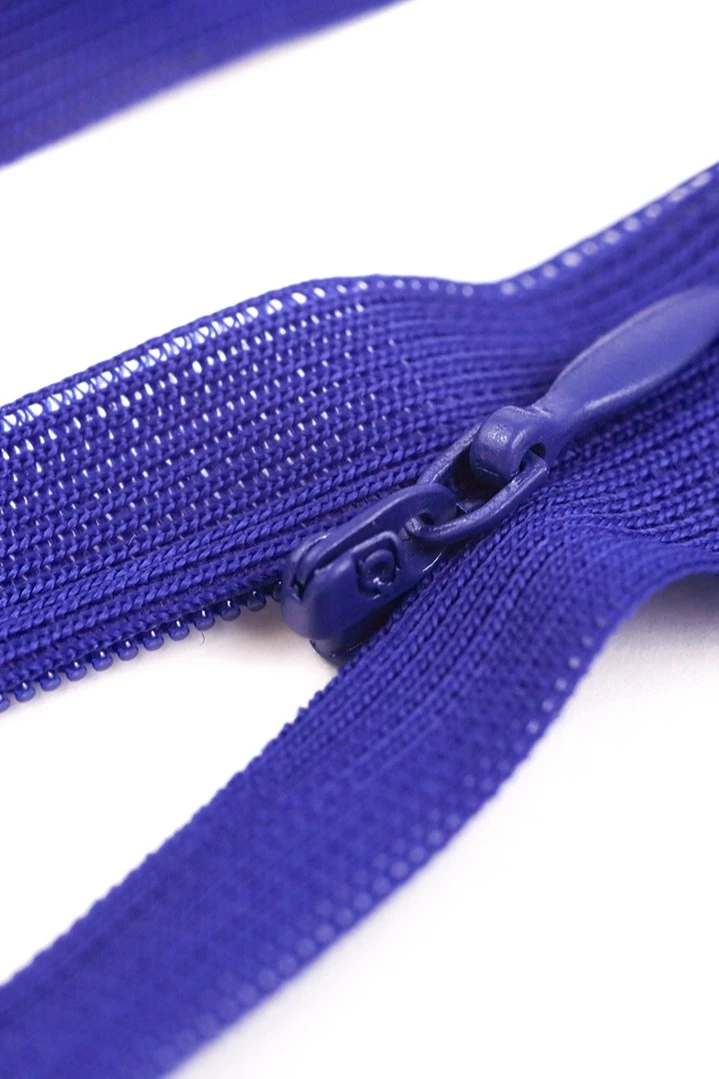 Купить молнию тип 3 потайная неразъемная 50 см, василек