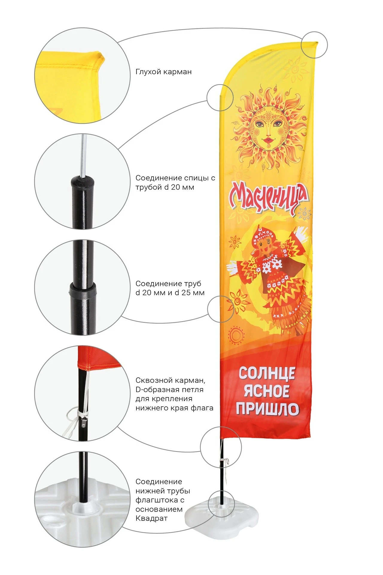 Флагшток Флекс 4,6 м#2