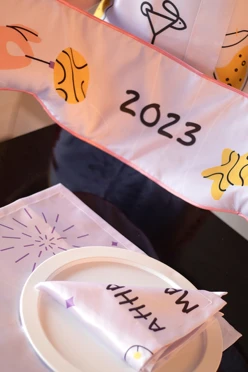 Купить салфетку квадратную 40х40 см, с полной запечаткой "Именная"