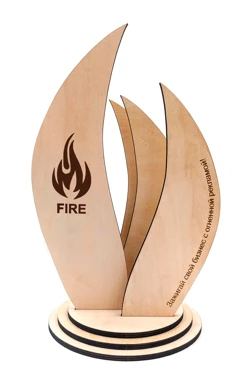 Купить приз Вечный огонь (32,5х20 см) с гравировкой