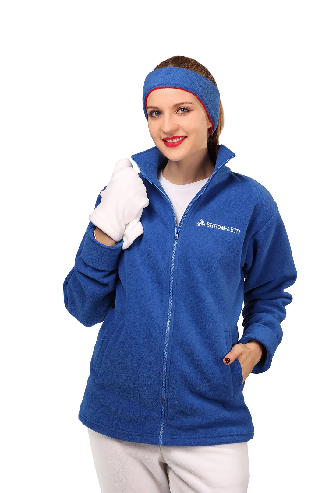 Толстовка Харисон флисовая без капюшона женская, однотонная "Binom-auto"#6 Толстовка Харисон флисовая без капюшона женская, однотонная "Binom-auto"#6