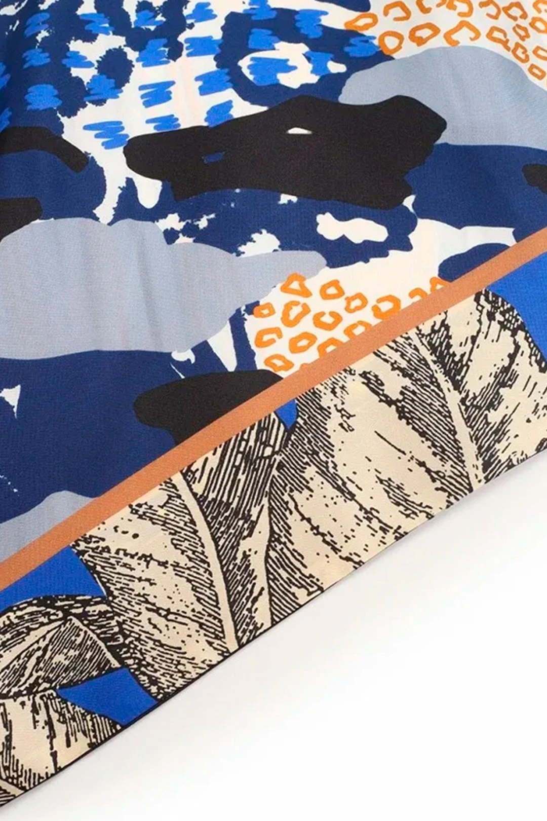 Купить косынку Шарлотта 70х70х100 см, с полной запечаткой "Ocean"