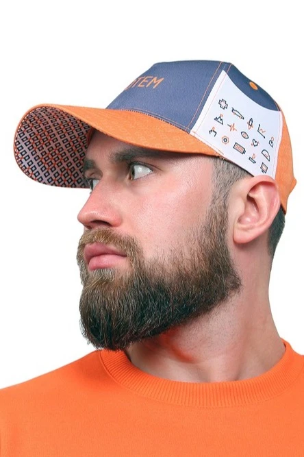 Бейсболка Стандарт взрослая с полной запечаткой (полиэстер) "Grotem"#6