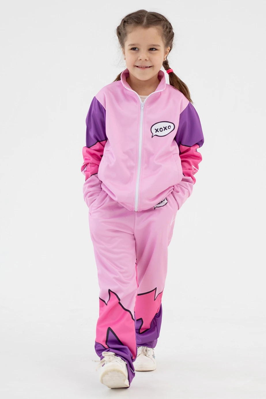 Спортивный костюм Стайлинг детский с полной запечаткой "Pinkxo"#3