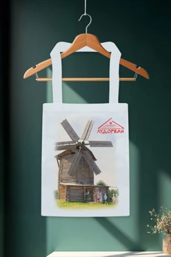 Купить сумку Комби из греты 35х45 см, с принтом на одной стороне "Ludorvai"