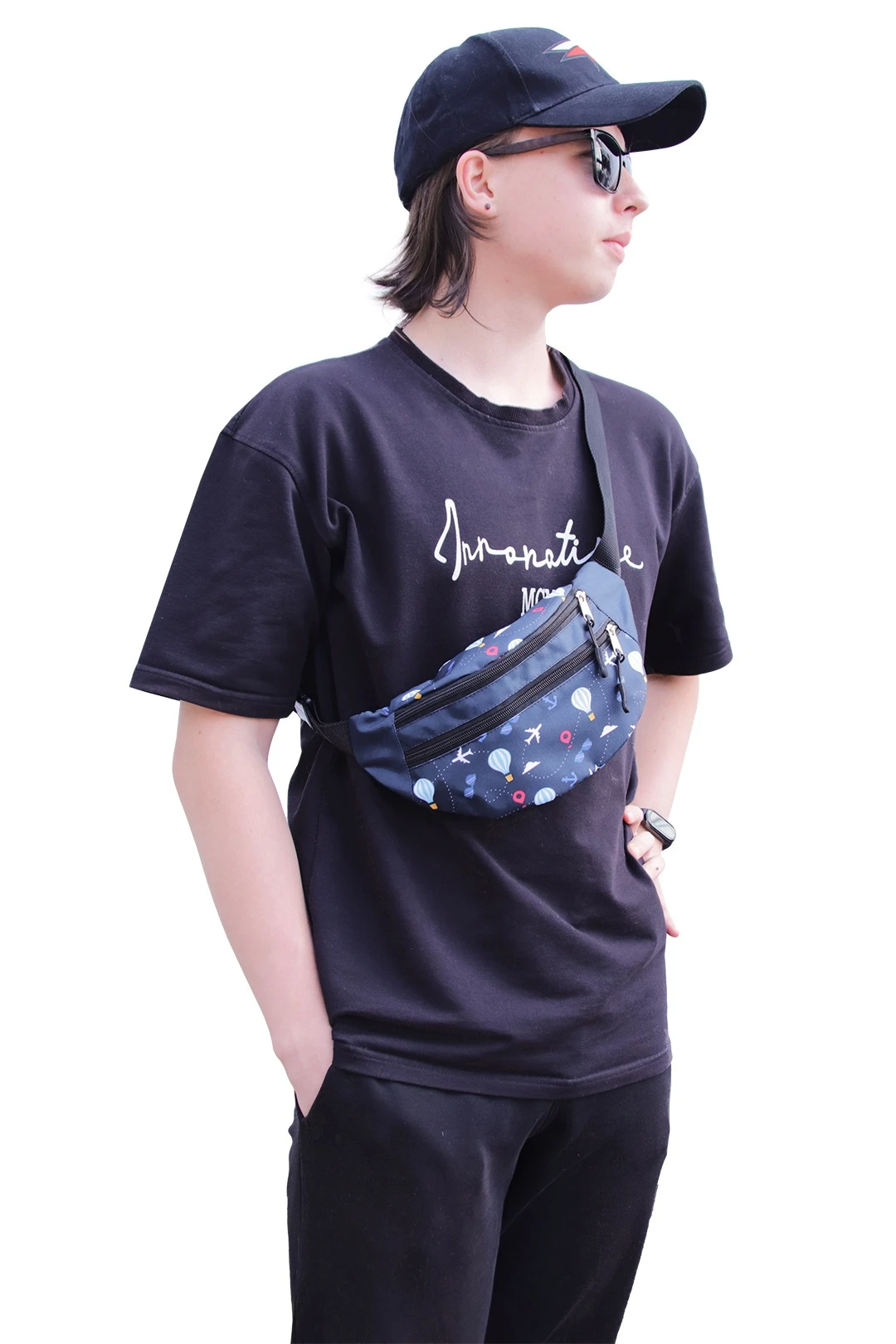 Купить сумку Нокс поясную 30х15 см, с полной запечаткой "Каппадокия"