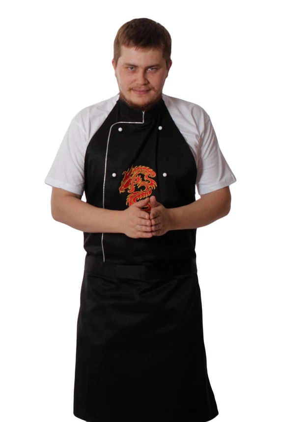 Купить Фартук однотонный Бейкер (из греты) "Red Dragon"