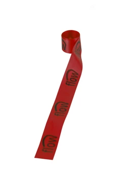 Купить ленту сатин ширина 2,5 см бордовая, печать черным с одной стороны