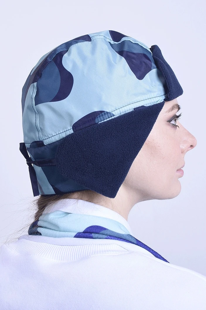 Купить шапку-ушанку Винтер на флисе взрослую "Camouflage" Купить шапку-ушанку Винтер на флисе взрослую "Camouflage"