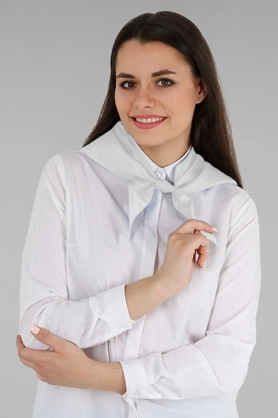 Купить косынку Лолла 60х60х90 см белую