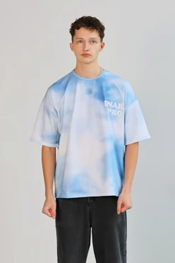 Купить футболку Бен оверсайз унисекс из кулирки хб с полной запечаткой "Inari.pro "