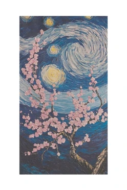 Купить полотенце вафельное 50х90 cм (Print) с принтом "Sakura" Купить полотенце вафельное 50х90 cм (Print) с принтом "Sakura"