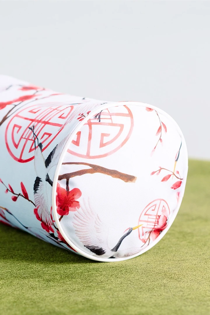 Подушка-валик 14х26 см, с принтом "Crane"#1