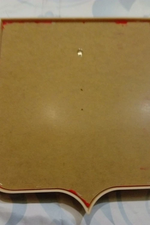 Герб РФ 42х50 см, барельеф, щит флокированный, краска#7