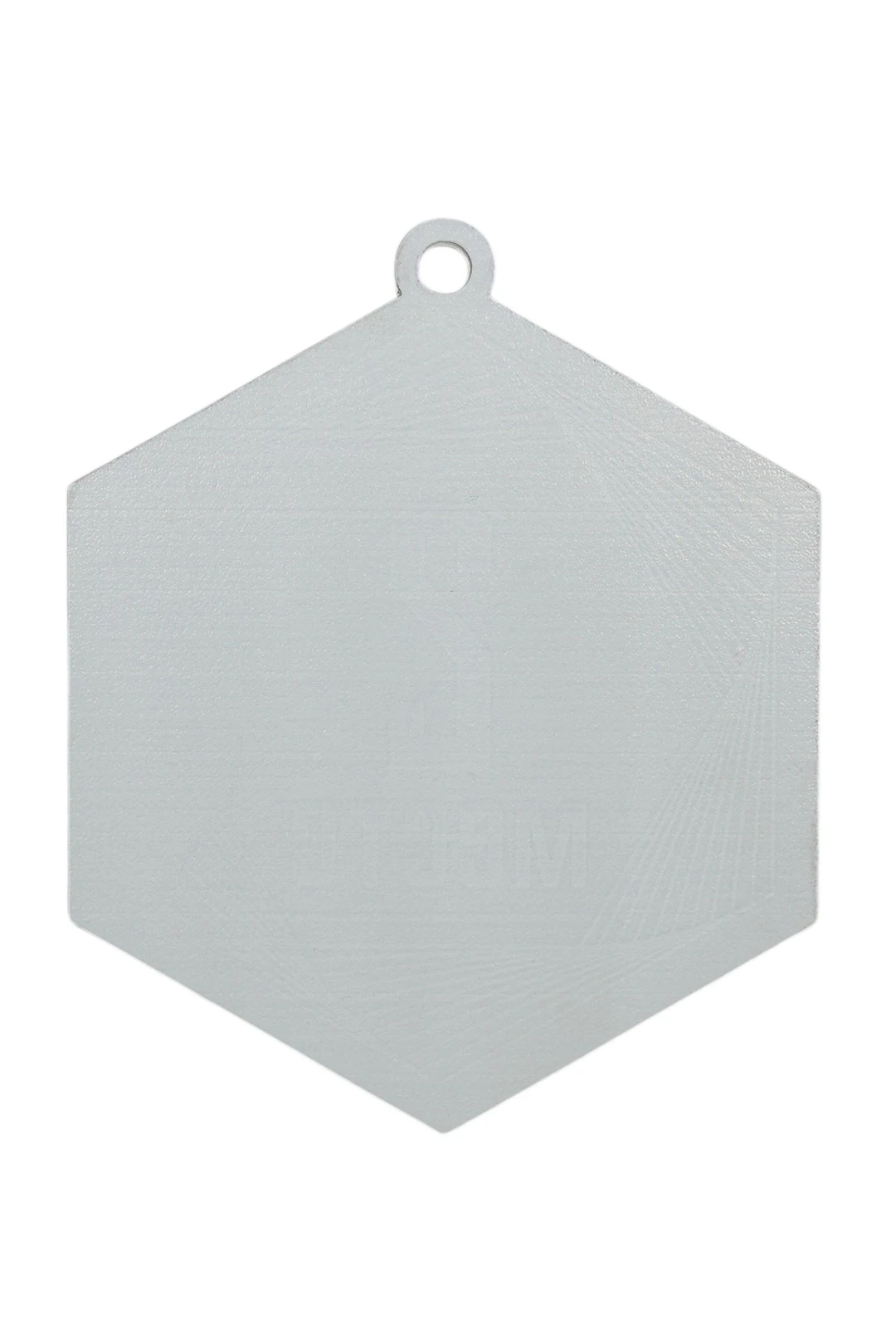 Медаль из акрила АК7033 Многоугольник 70 мм с печатью#1
