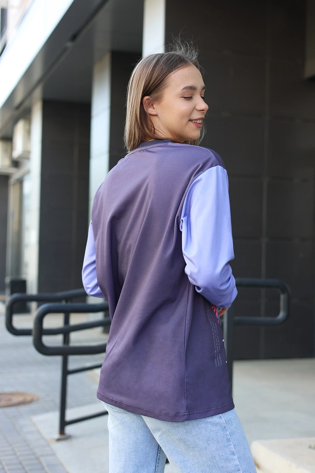 Лонгслив Теренс Плюс оверсайз унисекс с полной запечаткой (хлопок)#2