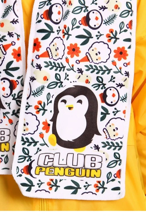 Шарф однослойный утепленный 15х100 см, с полной запечаткой#6