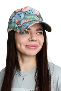 Бейсболка Стандарт взрослая с полной запечаткой (полиэстер)#1 Бейсболка Стандарт взрослая с полной запечаткой (полиэстер)#1