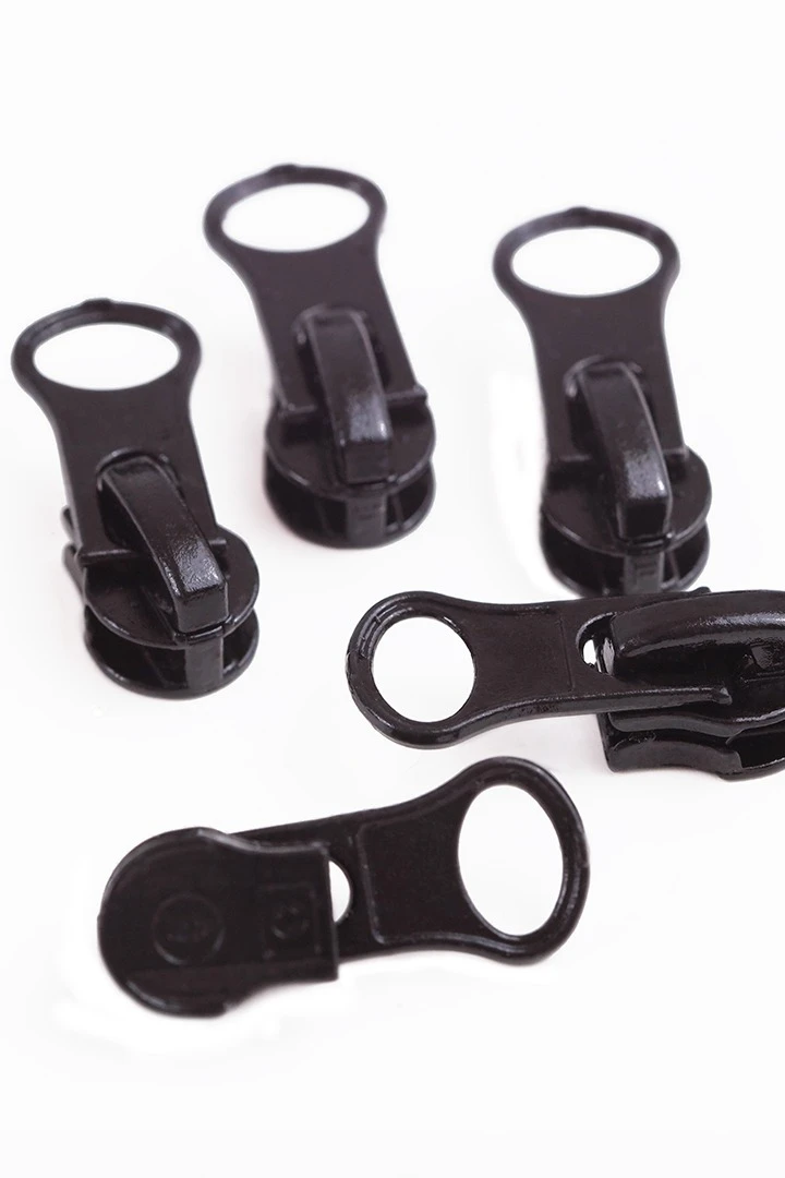 Бегунок Тип 5 автоматический, для спиральной реверсивной молнии, черный#1