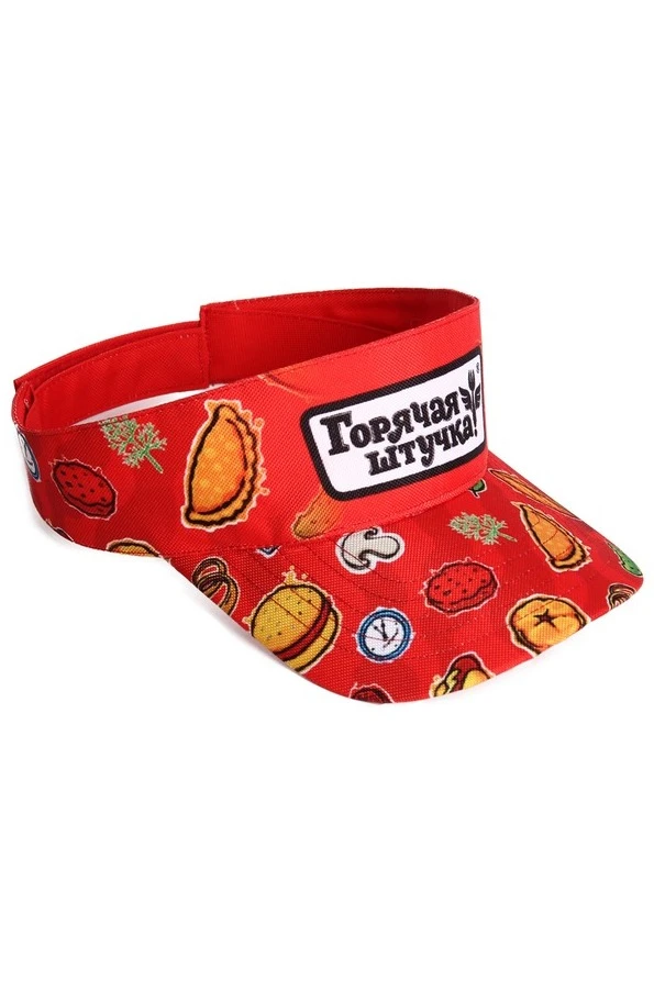 Козырек Софт на липучке с полной запечаткой (полиэстер) "Goryachaya shtuchka"#1
