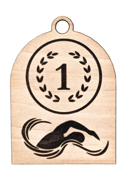 Медаль из фанеры Фигурная МФ7012 70 мм с гравировкой#1