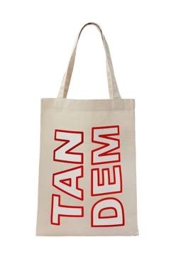 Купить сумку Эко Колор из двунитки 25х35 см, печать с одной стороны "Tandem"