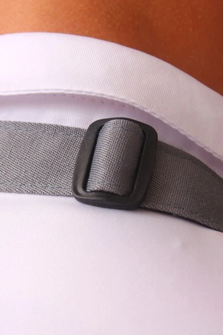 Фартук Латте с регулятором лямки, однотонный серый#1