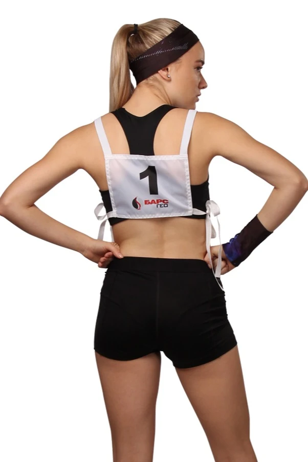 Купить стартовый номер грудь и спина 15х20 см